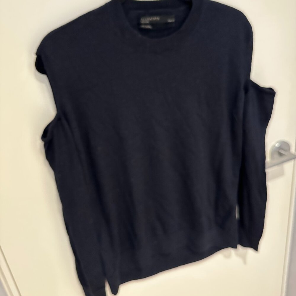 All Saints cold shoulder sweater